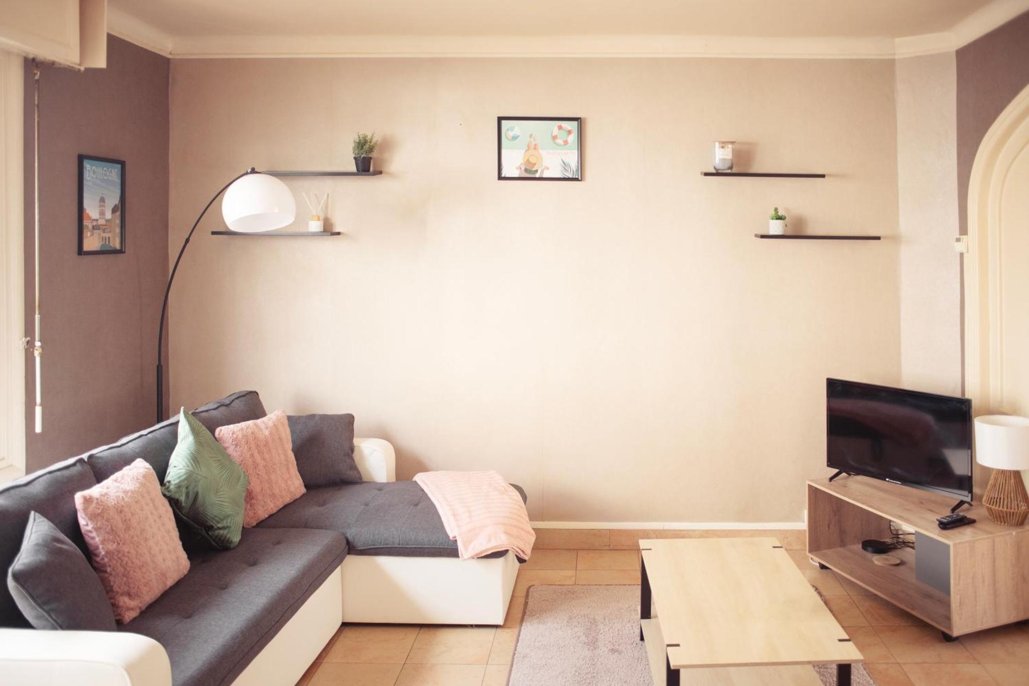 Spa , Jardin 250M2 Et Appartement Cosy De 60 M2 Au Centre Boulogne-sur-Mer Exterior foto